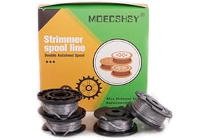 MOECSHSY Bobina de desbrozadora para Bosch, cable de desbrozadora para Bosch Φ1.6 mm, carretes de doble alimentación automática de repuesto compatible con Bosch Trimmer ART 23 SL 26 SL EasyGrassCut 23