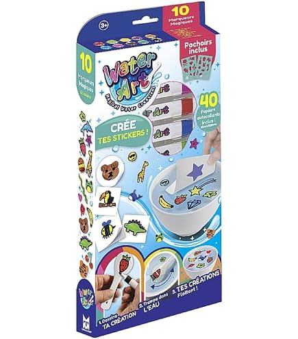 Simba Aqua Gelz Kit Créatif 7 Flacons Gel Couleur - Figurines 3D Souples Dès 8 Ans