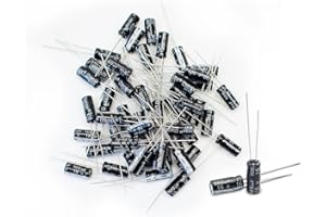 Innfeeltech condensadores electroliticos de 50 piezas 100uf 16V condensadores electroliticos radiales de aluminio