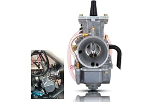 JFG RACING 24 mm PWK,Carburatore Moto Power Jet Carb Racing Performance Universale per 50 cc 100 cc Pit Dirt Bike Motocross Enduro on/Off Road ATV Quad Scooter (regolare)