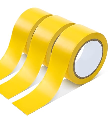 TopSoon Non-Adhesive Polyethylene Warning Barrier Tape 7cm × 200m Black