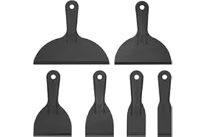 TOMOYUKI 6 Pcs spatules en plastique, spatule couteau grattoir couteau à mastic, outil pour retirer la résine de l'imprimante 3D, reboucher et réparer les joints