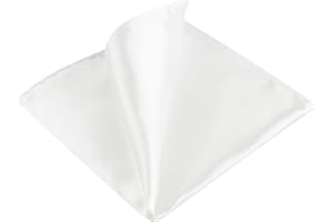 Allegra K Men's Pocket Squares Handkerchiefs Solid Color for Wedding Party