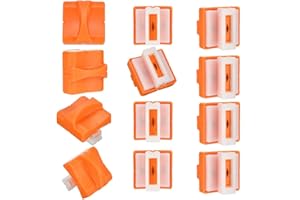 QincLing 12 Pieces Paper Cutter, Paper Cutting Blades，Replacement Cutting Blades with Automatic Security Safeguard Design for A4 Paper Trimmer Card Paper, Coupons, Label Cutter