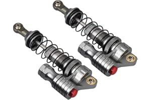 DILWE Amortiguador de Choque del Coche RC, 2Pcs Metal Amortiguador Apagador para SCX10 Axial D90 TRX-4 1/10 Escala RC Crawler Car Accesorio
