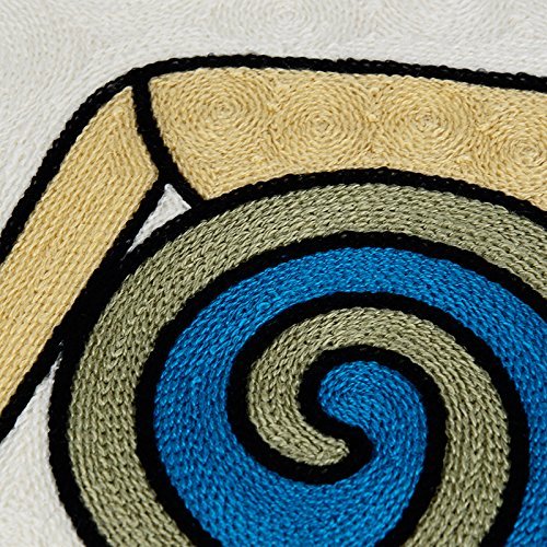 Top Finel 4er Set Luxus Leinen Baumwolle Kissenbezug Dekokissen Kissenhülle Kissen Quadrat Fahne Picasso, 45x45cm, Serie - 6