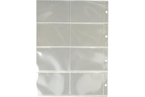 PARDO 101800 - Pack de 10 fundas para colección variada, 8 alojamientos