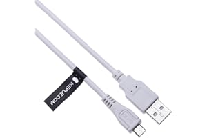 KEPLE Chargeur USB Micro USB Cordon Compatible avec Tom Tom Tomtom Go 40 50 60 400 500 520 530 600 610 620 820 Live 5000 5100 5200 6000 6100 6200 Navigation 1m