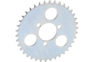 ‎AKOZON Kettenrad Hinten T8F, 38 Zähne Kettenrad 101 Mm Durchmesser Leicht Tragbar Passend für 2-Takt 43 49 Goped Scooter Stahllegierung Ersatz