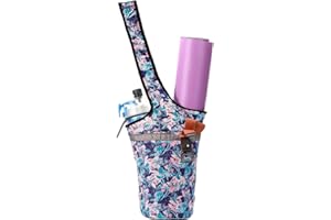 CONTRACONTACT Kidbag, borsa per tappetino da yoga, 40 cm, in tela con tracolla lunga, borsa per tappetino da yoga, tappetino da fitness, tappetino sportivo, borsa a tracolla, ginnastica, pilates, borsa da yoga colorata