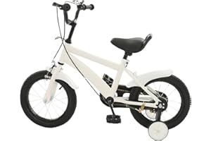GDSKR 14 Zoll Kinderfahrrad, Kohlenstoffstahl-Legierung, Kinder Fahrrad, ab 3-7 Jahre Jungen & Mädchen, Upgraded Kinder Fahrrad mit Stützrädern, Höhenverstellung