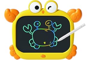 YOUCUTE LCD Writing Tablet 8.5 inch for kids Toddler Toys 2-6 Year Old Boys Girls Crab Drawing Board Learning Educational 2 3 4 5 6 Year Old Baby Toys Birthday Gift (Crab)