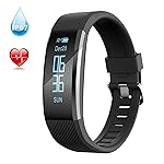 AGPTEK Fitness Tracker Braccialetto Bluetooth Impermeabile con Contatore Passi, Monitor Ritmico, Calorie, Sonno ECC per...