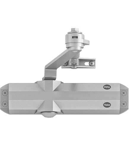 Chiudiporta Aereo Yale Serie 4000 - Con Fermo, Regolabile, Per Porte Fino A 1100mm - Foto 6