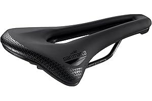 Selle San Marco SHORTFIT 2.0 Comfort Dynamic - Selle Vélo Route, Légère, Trou Anatomique, Cadre Manganèse, Rembourrage - Taille