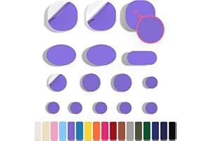 Skystuff 45 Piezas Parches de Nylon para Reparación de Chaquetas Parches Autoadhesivos para Tiendas de Ropa Exterior, Forma Redonda y Ovalada