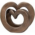 Small Love Hearts Cold Cast Bronze Sculpture AT052