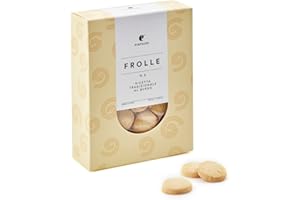 ANTICO CAFFE' NOVECENTO Pintaudi | Frolle Ricetta Tradizionale Burro | Biscotti al Burro Puro | Frollini in Sacchetto al Burro di Normandia - 160 Gr | Frolle Classiche al Burro