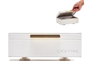 CKEYRE CKEYURE Schlüsselbox | Faraday-Box für Autoschlüssel | Signalblocker-Box für Autoschlüssel | RFID | Magnetverschluss | Signalblockierung für Autosicherheit | Einhandbedienung