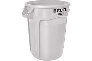 Rubbermaid Commercial Products FG263200WHT Collecteur 121,1 L Brute, Blanc