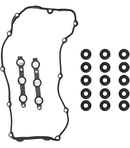Kit Joint De Couvercle De Soupape Pour BMW E46 E39 E83 E85 E53 | Numéro OEM 11120030496, 15 Pièces, Caoutchouc Acrylique | Compatible 320i 325i 330i 525i X3 X5 Z4