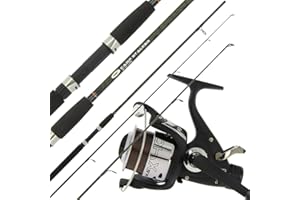 NGT 8ft 2pc Camo Carp Stalker Fishing Rod + Max 40 2BB Carp Runner Reel & Line