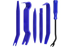 EEEKit Kit Smontaggio Pannelli Auto, 6 PCS Auto Trim Strumento di Rimozione Installer Riparazione Pry Strumento per Auto Porta Pannello, Radio, Cruscotto