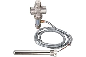 N.A. 3/4" Thermische Ablaufsicherung STS20 Kapillarrohr 400 cm Sicherheitsventil Kessel