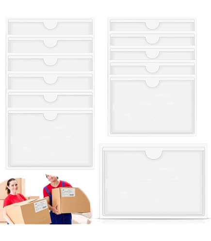5 Pochettes Porte-Cartes Adhésives Pour VTC/Mobilité Inclusion - Format 95x65mm - Fabriqué En France