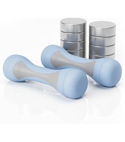 Set De 2 Haltères HEROBAR En Silicone – 2x1 Kg Ou 2x2 Kg – Antidérapants, Ergonomiques, Pour Pilates, Yoga, Musculation à Domicile