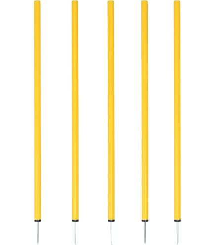 Barre De Slalom Cawila Pro 180 Cm – PVC épais, Piquet Intégré – Pour Entraînement Football