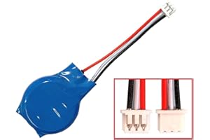 LEFIX Batteria di ricambio CMOS per batterie a bottone di riserva DELL Latitude E6510 E6410 E6500 E6400 E5510 E5500 E5410 E5400 Backup Riserva Batterie a 3 pin 3 fili
