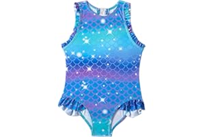 BLOMDES Girls One Piece Swimsuits Bathing Suits for 3-8 Years