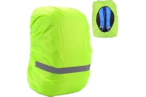 LEFSDVF Rucksack Rain Cover, Waterproof Backpack Rain Cover, Waterproof Backpack Cover With Reflective, 30l-40l Rucksack Rain Cover With Storage Bag, Backpack Cover Waterproof For Hiking, Riding, Climbing