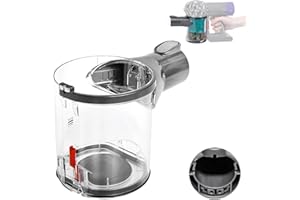 LHYNEE Contenitore Polvere Compatibile per Dyson V6, Ricambio Pattumiera per DC58 DC61 DC59 DC62 Aspirapolvere, Serbatoio Polvere di Alta qualità, Numero di Parte 966080-01.