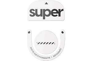 Pulsar Gaming Gears Superglide2 Mausfüße mit strukturierter Oberfläche für Logitech G Pro X Superlight2 mit Ultra strapazierfähigem Glas, Glatte und langlebige Sohle für Logitech G Pro X Superlight2,