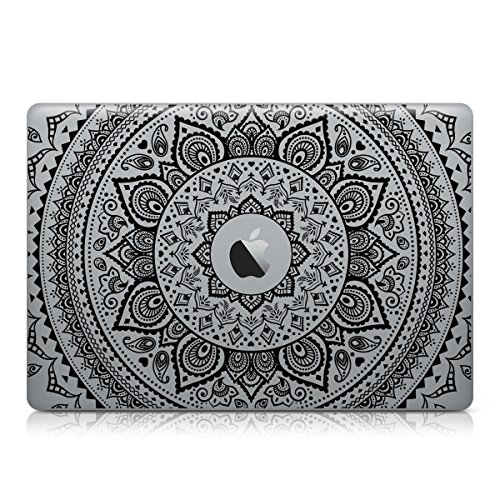 kwmobile Aufkleber Sticker für Apple MacBook Pro 15" (ab 2016) Touchbar Skin Folie Voderseite Decal Indische Sonne Design