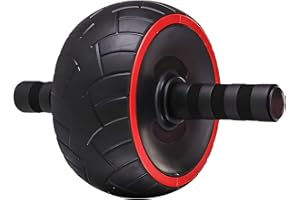‎RETOO Retoo Bauchroller,Ab Wheel Bauchtrainer Roller, Bauchmuskeltrainer für Männer und Frauen für Zuhause, Fitness Krafttraining, Bauch Roller Training, Krafttraining im Fitnessstudio, Schwarz