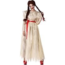 Peluca De Mujer Con Trenzas Largas Y Flequillo, Color Moreno, 60 Cm, Con Cintas, Ideal Para Carnaval, Cosplay Y Halloween, Talla única Hasta 62 Cm