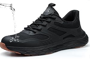 ZEPYFXIT Scarpe Antinfortunistiche Uomo Donna Scarpe da Lavoro/Impermeabili Leggere Antiscivolo con Punta in Acciaio