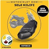Motobros Motosiklet Honda Cbf ile uyumlu 150 Sele Kılıfı Deri Siyah