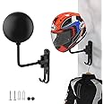 Helmet Hanger Wall Mount 180° Swivel Helmet Holder for Motorcycle Bike Racing Outerwear Sports Gear