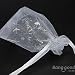 Saver 50 PCS Christmas Snowflake Organza Pouch Wedding Favour Gift Drawstring Candy Bag