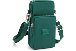 DuoLmi Crossbody Bags for Women, Waterproof Phone Pouch Wrist Bag Zipper Phone Bag Small Handbag Crossbody Shoulder Bag Compatible with iPhone 15 Pro Max/15/14/13/12/11 Samsung Galaxy S23 S22…