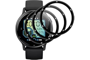 Joeyu (3 Stück Panzer Schutz Glas für Garmin Vivoactive 5，tempered glass，9H Härte, Anti-Schock, Blasenfrei, Kratzfest, Sicherheitsglas