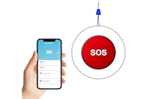 Wolf Guard Pulsante di emergenza SOS intelligente WiFi di Tuya, pulsante di chiamata antipanico senza fili, allarme personale per anziani pazienti disabili e bambini handicappati