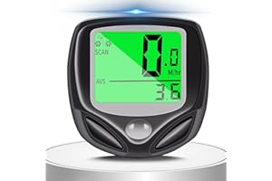 WISDOM LINE Tachimetro bici impermeabile wireless bicicletta Computer e bicicletta contachilometri sveglia Automatica Multifunzione LCD Retroilluminazione Display