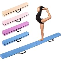 Trave Di Equilibrio Pieghevole LUDOSPORT 240 Cm Per Ginnastica In Casa - Adatta A Bambini E Adulti, Supporto Fino A 100 Kg, Colore Blu