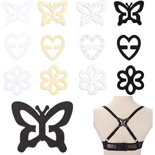 Clip Reggiseno Antiscivolo - 16 Pezzi Colorati Per Reggiseno Crossed O Per Nascondere Le Spalline - Foto 4