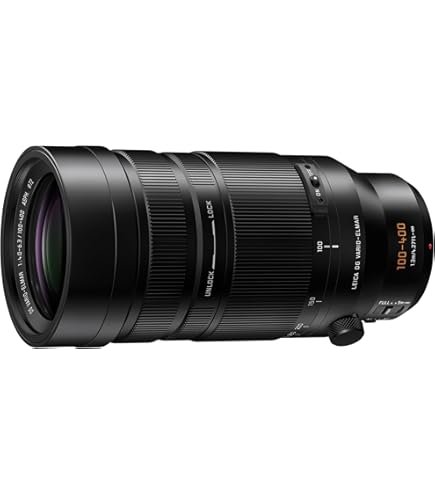 Panasonic LUMIX Micro Four Thirds cameralens, Leica DG Vario-Elmar 100-400mm, F4.0-6.3 II ASPH., Power O.I.S. - H-RSA100400